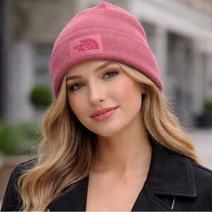 The North Face Dusty Rose winter hat Beanie